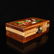Chinese Antique Pu 'er Tea Seal In Huali Wood Box - 5
