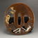 Japanese Gilt Gold Red Copper Sword Tsuba - 2