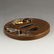 Japanese Gilt Gold Red Copper Sword Tsuba - 4