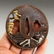Japanese Gilt Gold Red Copper Sword Tsuba - 6