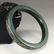 Chinese Green Hetian Jade Inlay Gold Wire Bracelet - 5
