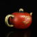 Chinese Gilt Gold Zisha Clay Teapot - 2