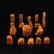 Set Chinese Qing Dy Tian Huang Stone Seals w Box