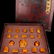 Set Chinese Qing Dy Tian Huang Stone Seals w Box - 20