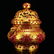 Openwork Gilt Gold Red Copper Inlay Gems Incense Burner - 2