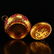 Openwork Gilt Gold Red Copper Inlay Gems Incense Burner - 8