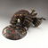 Indian Buddhism Bronze Statue - Shiva God Wife Durga - 10