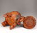 Vintage Openwork Double Dragon Ox Horn Incense Burner - 11