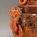 Vintage Openwork Double Dragon Ox Horn Incense Burner - 7