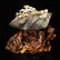 Multicolour Hetian Jade Deadwood & Mushrooms Statue - 17