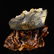 Multicolour Hetian Jade Deadwood & Mushrooms Statue - 4