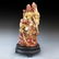 Chinese Shoushan Stone Kwan-yin & Kid & Dragon Statue