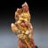 Chinese Shoushan Stone Kwan-yin & Kid & Dragon Statue - 9