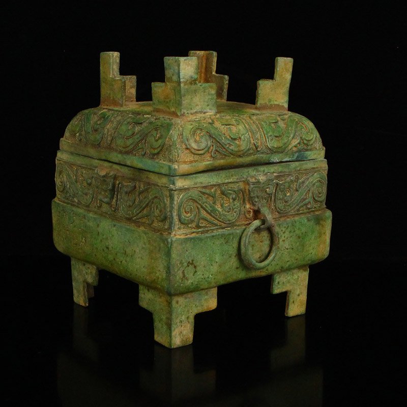 Vintage Chinese Bronze Food Box (1 of 7)