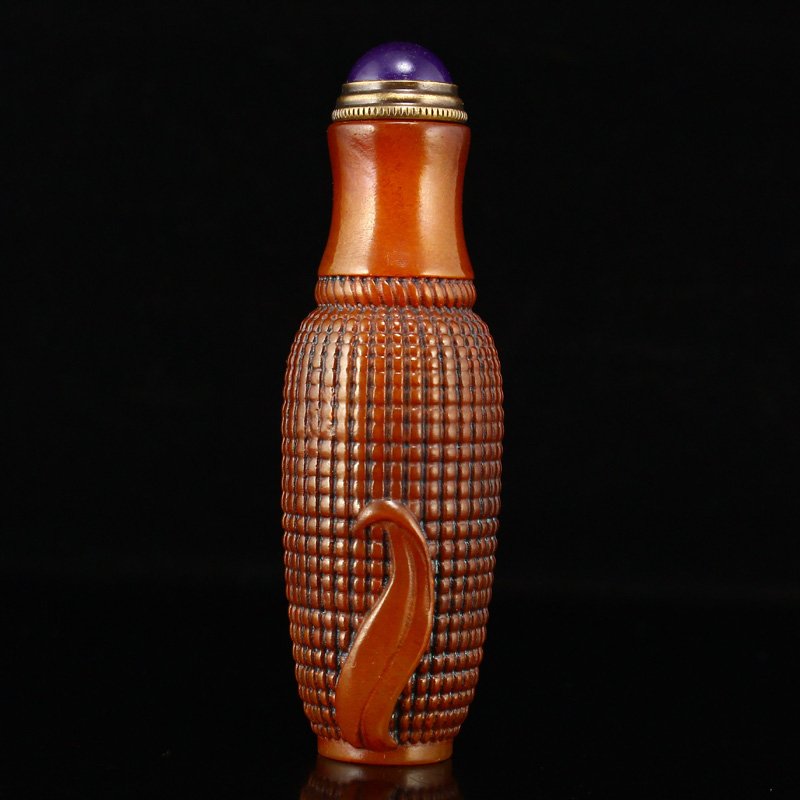 Vintage Chinese Shoushan Stone Snuff Bottle (1 of 7)