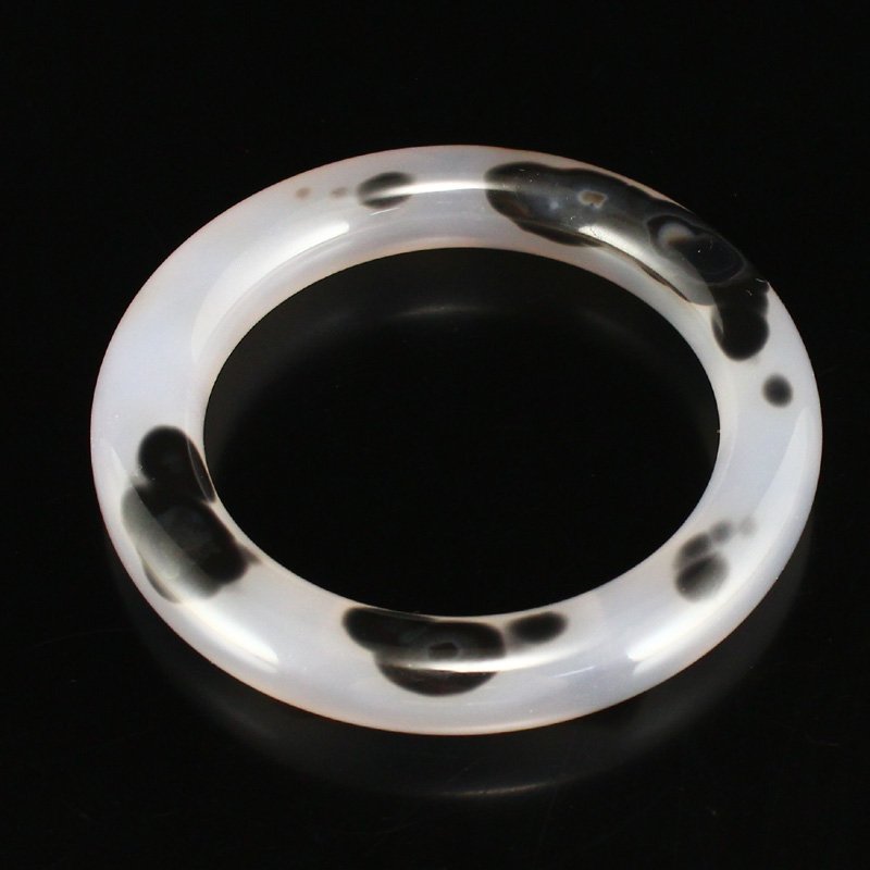 Inside Diameter 57 MM Chinese Agate Bracelet (1 of 7)