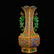 Superb Gold Wire Enamel Double Phoenix Vase