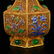Superb Gold Wire Enamel Double Phoenix Vase - 3