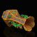 Superb Gold Wire Enamel Double Phoenix Vase - 9
