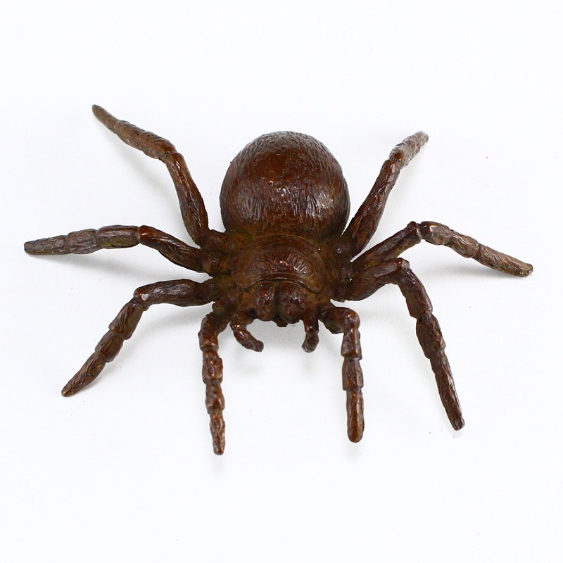 Vivid Chinese Red Copper Statue - Spider (1 of 6)