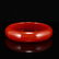 Inside Diameter 60 MM Natural Red Agate Bracelet - 2