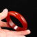 Inside Diameter 60 MM Natural Red Agate Bracelet - 6