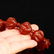 Chinese Natural Red Agate Beads Bracelet - 7