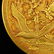 Chinese Gilt Gold Red Copper Dragon Phoenix Plate - 6