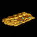 Gilt Gold Red Copper Inlay Gems Lucky Beast Pendant - 5