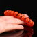 Chinese Nan Hong Agate Beads Bracelet w Certificate - 5