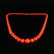 Chinese Natural Nanhong Agate Beads Necklace / Pendant