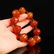 Vintage Chinese Red Agate Beads Bracelet - 4