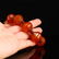Vintage Chinese Red Agate Beads Bracelet - 6
