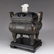 Bronze Inlay Hetian Jade Double Ears Incense Burner - 7