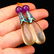 Vintage Amethyst & Red Agate Beads Prayer Bracelet - 10