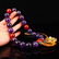 Vintage Amethyst & Red Agate Beads Prayer Bracelet - 3