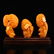 Indonesia Natural Jin Tian Huang Ruyi Statues
