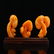 Indonesia Natural Jin Tian Huang Ruyi Statues - 4