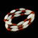 Vintage Chinese Hetian Jade Fish Shape Beads Necklace - 4