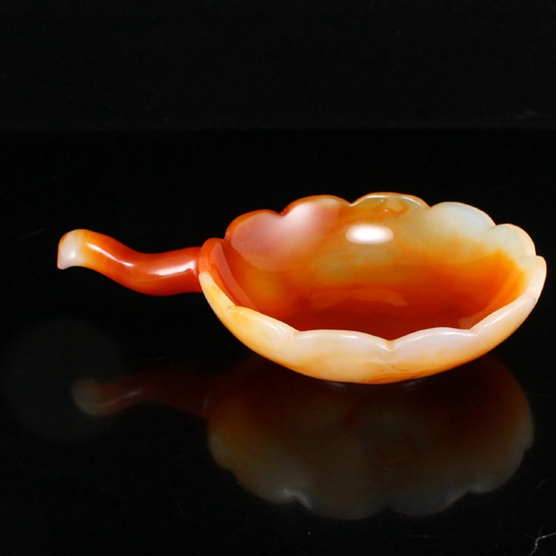 Beautiful Natural Agate Carved Long Handle Plate (1 of 7)