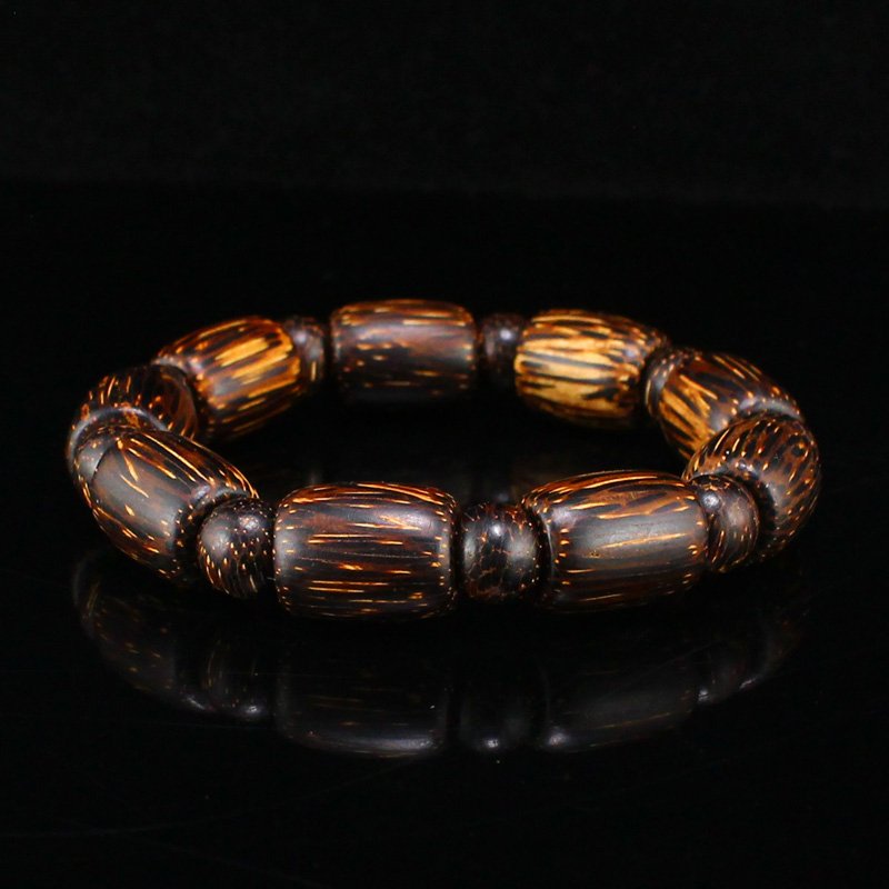 Chinese Chenxiang Wood Beads Bracelet (1 of 6)