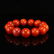 18 MM Chinese Nanhong Agate Beads Bracelet - 2