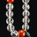 Qing Dynasty Crystal & Red Agate Beads Prayer Bracelet - 5