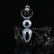 Tibetan DZI Sky Agate Carved Pestle XiangMo Pendant