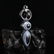 Tibetan DZI Sky Agate Carved Pestle XiangMo Pendant - 2