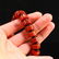 Beautiful Design Red Agate Beads Prayer Necklace - 7