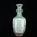 Gilt Edge Famille Rose Double Ears Porcelain Vase - 4