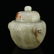 Chinese Qing Dy Hetian Jade Pot w Lid & Qian Long Mark - 6