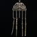 Openwork Vintage Silver Inlay Red Agate Pendant - 2