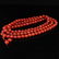 Vintage Chinese Red Agate Beads Prayer Necklace